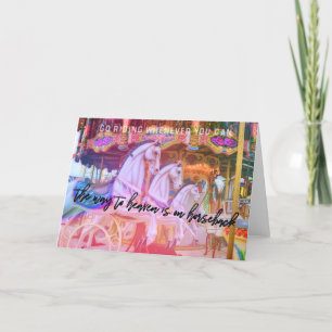 TRIPLE THREAT Greeting Card