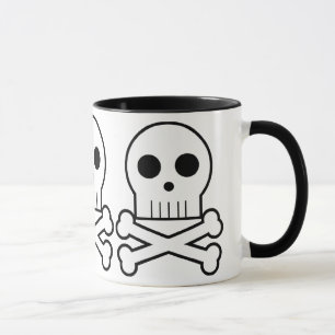 Triple Threat Pirate Skulls Coffee Cup Mug 1