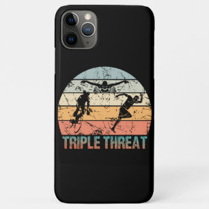 Triple Threat - Triathlon Athlete iPhone 11 Pro Max Case