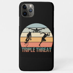 Triple Threat - Triathlon Sunset iPhone 11 Pro Max Case