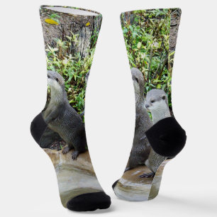 **"Triple Trouble: The Adventures of Otter Triplet Socks