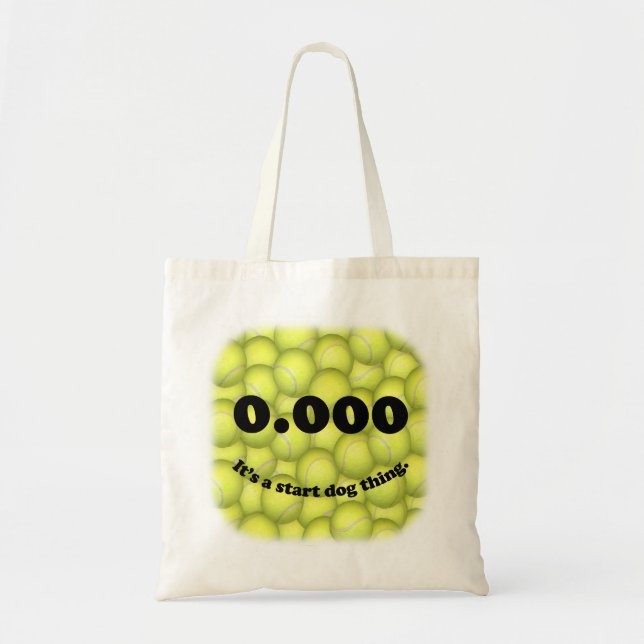 Triple Zero, 0.000, Flyball Budget Tote Bag (Front)