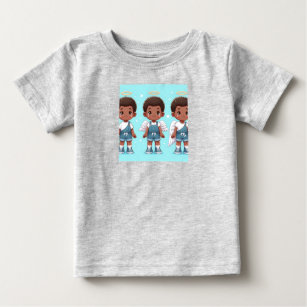 Triplet Boys Baby T-Shirt