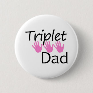 triplet dad button