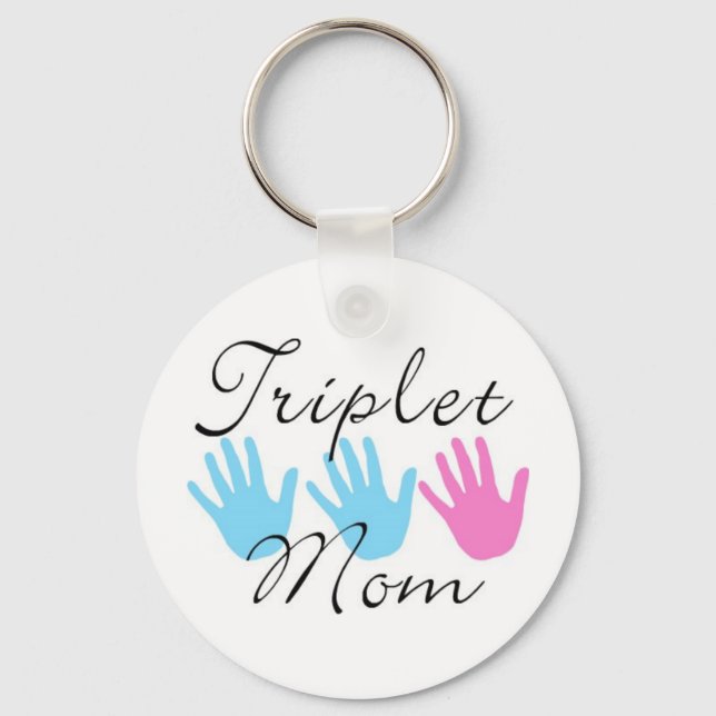 triplet mum key chain - bgb (Front)