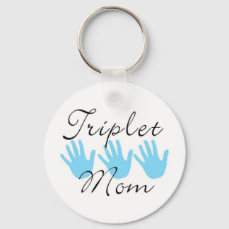 triplet mum keychain