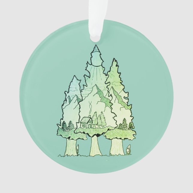 Triplet Pines Ornament (Front)