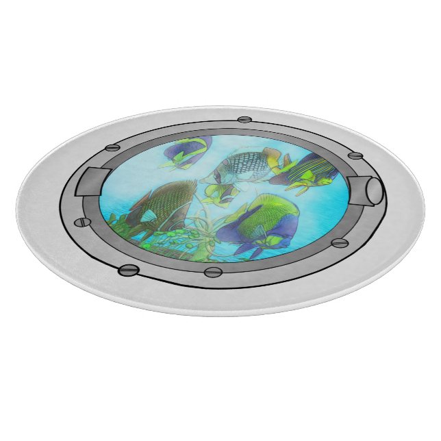 Triplet Portholes Cutting Board (Corner)