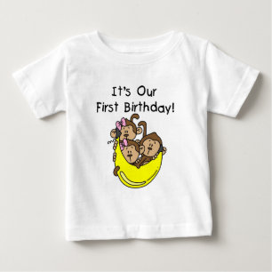 Triplets 1st - Two Girls One Boy Tshirts and Gifts