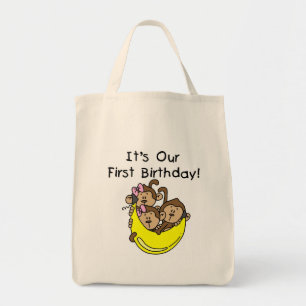 Triplets 1st - Two Girls One Boy Tshirts and Gifts Tote Bag