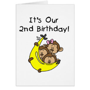 Triplets 2nd - Two Boys/ One Girl Tshirts