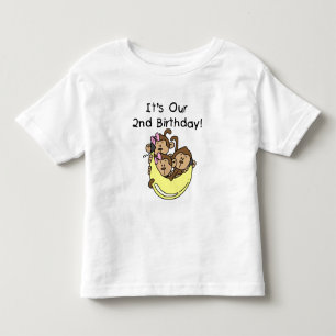 Triplets 2nd - Two Girls and a Boy Toddler T-Shirt