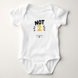 Triplets Matching Vest – NOT 2 Baby Bodysuit