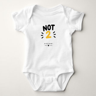 Triplets Matching Vest – NOT 2 Baby Bodysuit