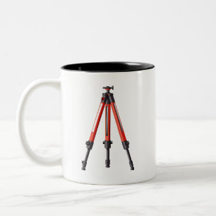 Tripod And Quote Two-Tone Coffee Mug