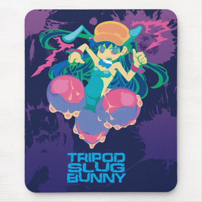 "TRIPOD SLUG BUNNY"mousepad Mouse Mat (Front)