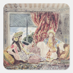 Tripoli, a Harem Square Sticker