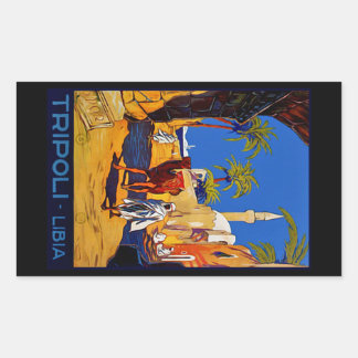 Tripoli - Libia (Libya) Rectangular Sticker