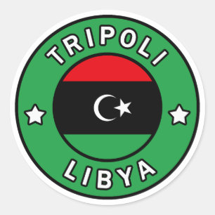 Tripoli Libya Classic Round Sticker