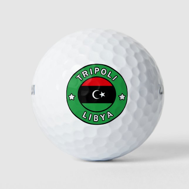Tripoli Libya Golf Balls (Front)