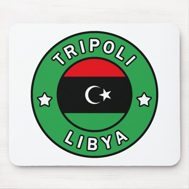 Tripoli Libya Mouse Mat (Front)