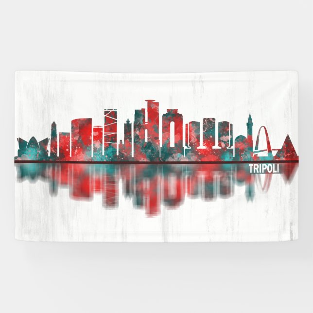 Tripoli Libya Skyline Banner (Horizontal)
