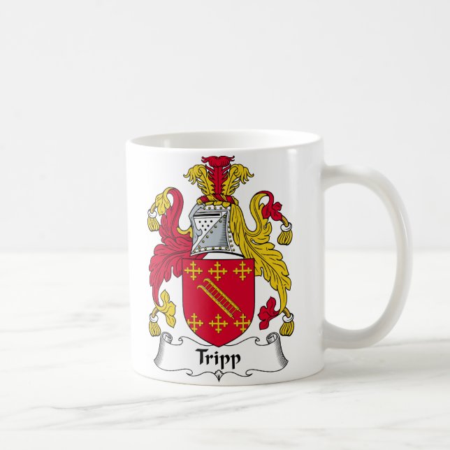 Tripp Family Crest Coffee Mug (Right)