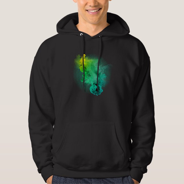 Trippie Hippie Lion s Face Smoke Trippy Festival G Hoodie (Front)