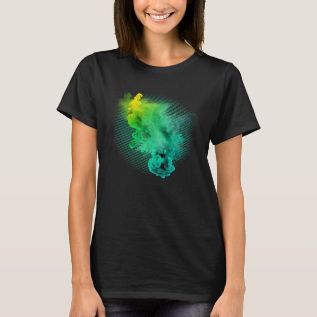 Trippie Hippie Lion s Face Smoke Trippy Festival G T-Shirt (Front)