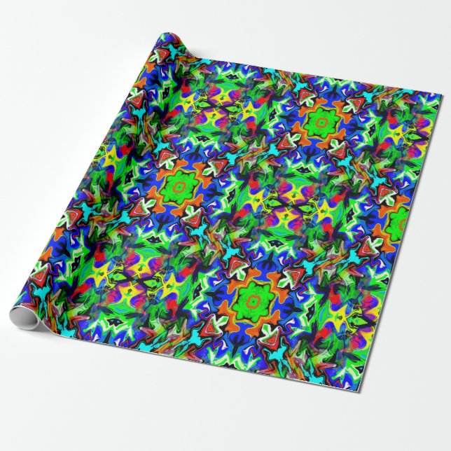 Trippin' 60's..... wrapping paper (Unrolled)