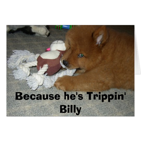 Trippin' Billy notecard