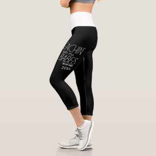 Trippin With The Girls Personalised High Waisted Capri Leggings