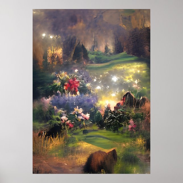 Tripping Balls Art - Fairy Lands Poster (Front)