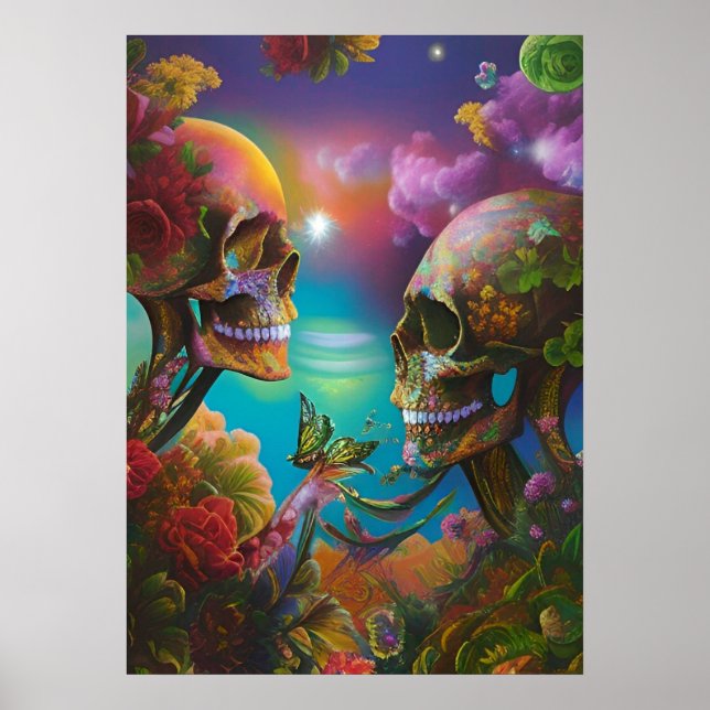 Tripping Balls Art - Ride Or Die Poster (Front)