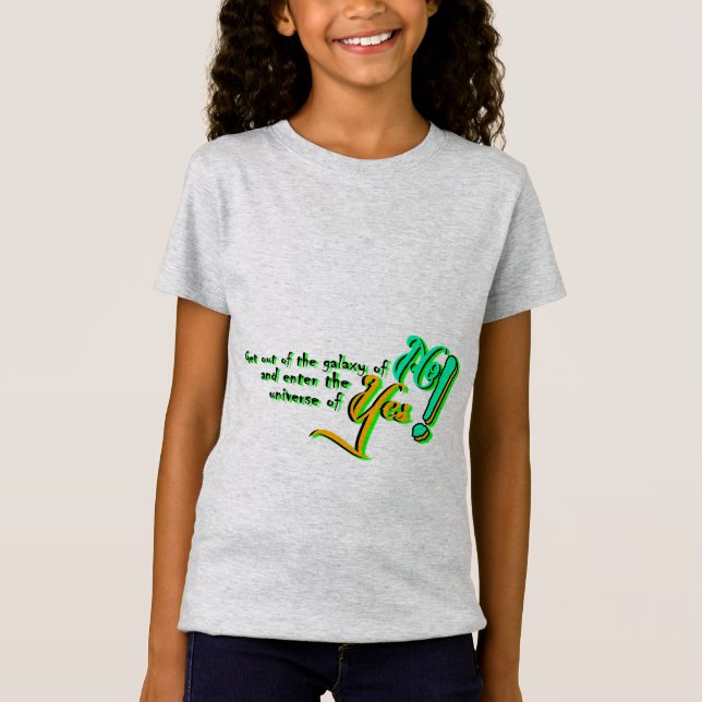 Tripping the Light Optimistic!  T-Shirt (Front)