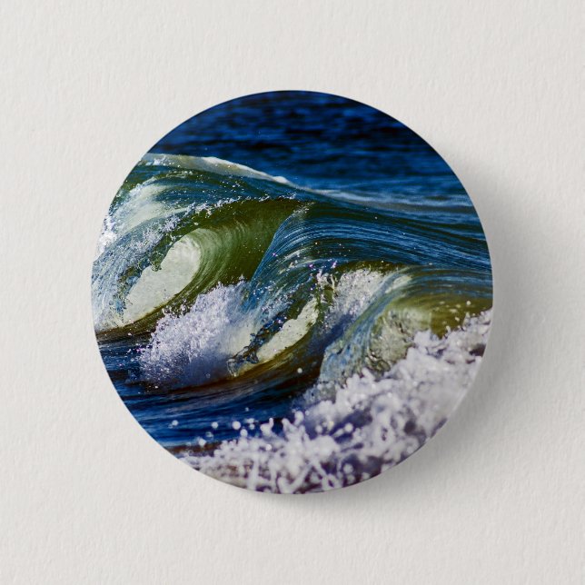 Tripple Wave 6 Cm Round Badge (Front)