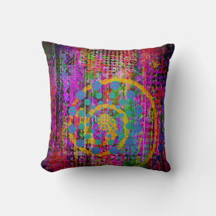Trippy Abstract Cushion