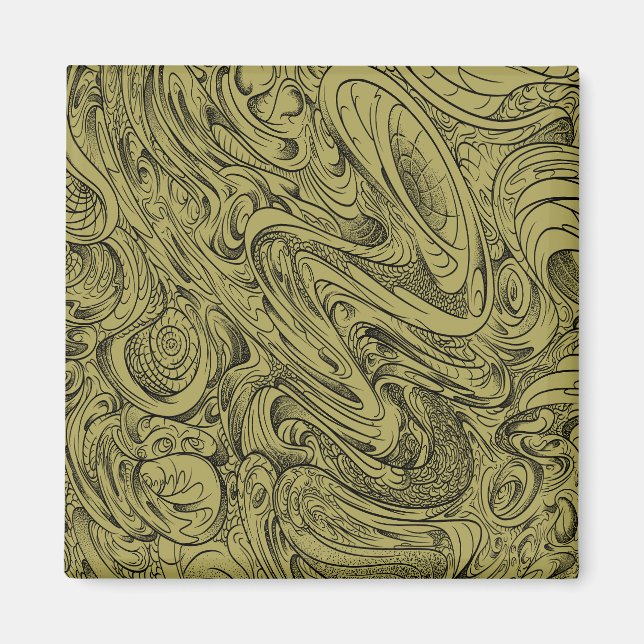 Trippy Art Magnet (Front)