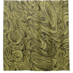 Trippy Art Shower Curtain