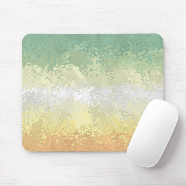 Trippy Boho Groovy Abstract Genderflor Pride Flag Mouse Mat (With Mouse)