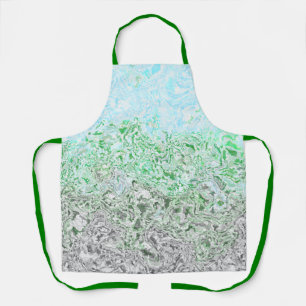 Trippy Boho Groovy Grungy Autoromantic Pride Flag Apron