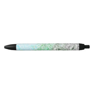 Trippy Boho Groovy Grungy Autoromantic Pride Flag Black Ink Pen