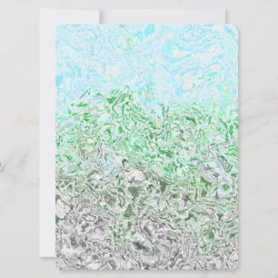 Trippy Boho Groovy Grungy Autoromantic Pride Flag Holiday Card