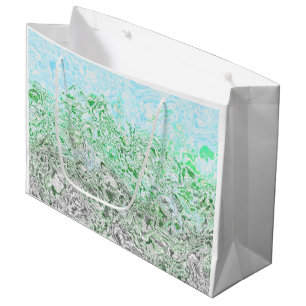 Trippy Boho Groovy Grungy Autoromantic Pride Flag Large Gift Bag