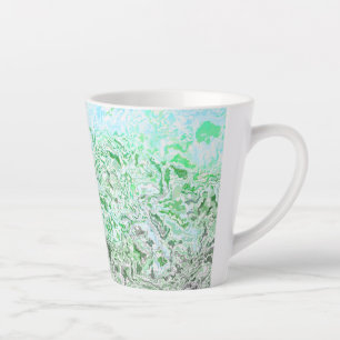 Trippy Boho Groovy Grungy Autoromantic Pride Flag Latte Mug