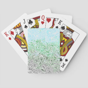Trippy Boho Groovy Grungy Autoromantic Pride Flag Playing Cards