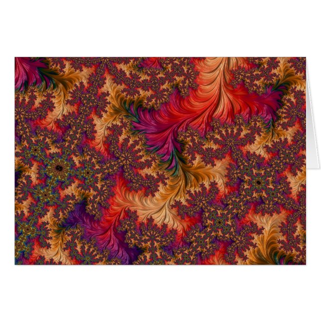 Trippy Bright Dazzling Branching Abstract Fractal (Front Horizontal)