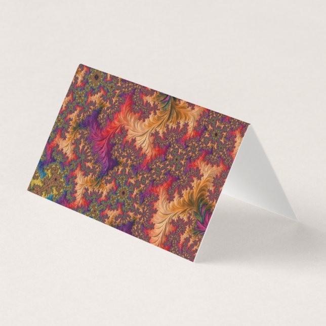 Trippy Bright Dazzling Branching Abstract Fractal (Front)