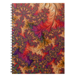 Trippy Bright Dazzling Branching Abstract Fractal Notebook