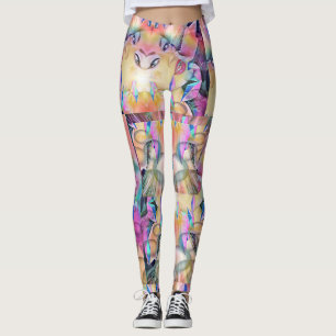 Trippy Bubble Crystal Goddess! Leggings